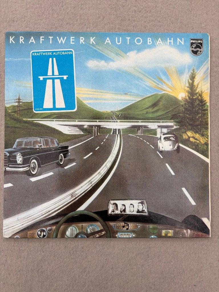 Kraftwerk – Autobahn 1975 NL, LP, Gebruikt, Ophalen of Verzenden, Beschermende buitenhoes