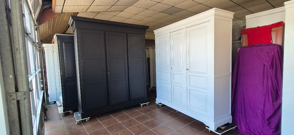 Garderobe brocante houten kasten slaapkamerkast, kledingkast, Ophalen