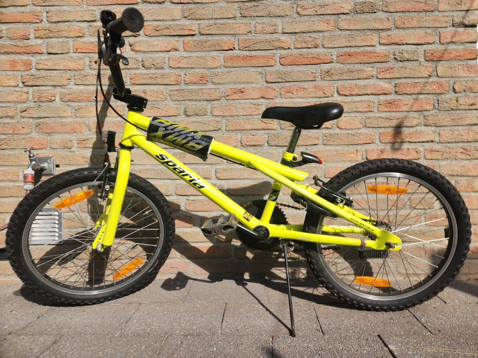 Sparta BMX kinderfiets - Geel, 20 inch, Fietsen en Brommers, Fietsen | Crossfietsen en BMX, Ophalen, Sparta, Staal, Velgrem