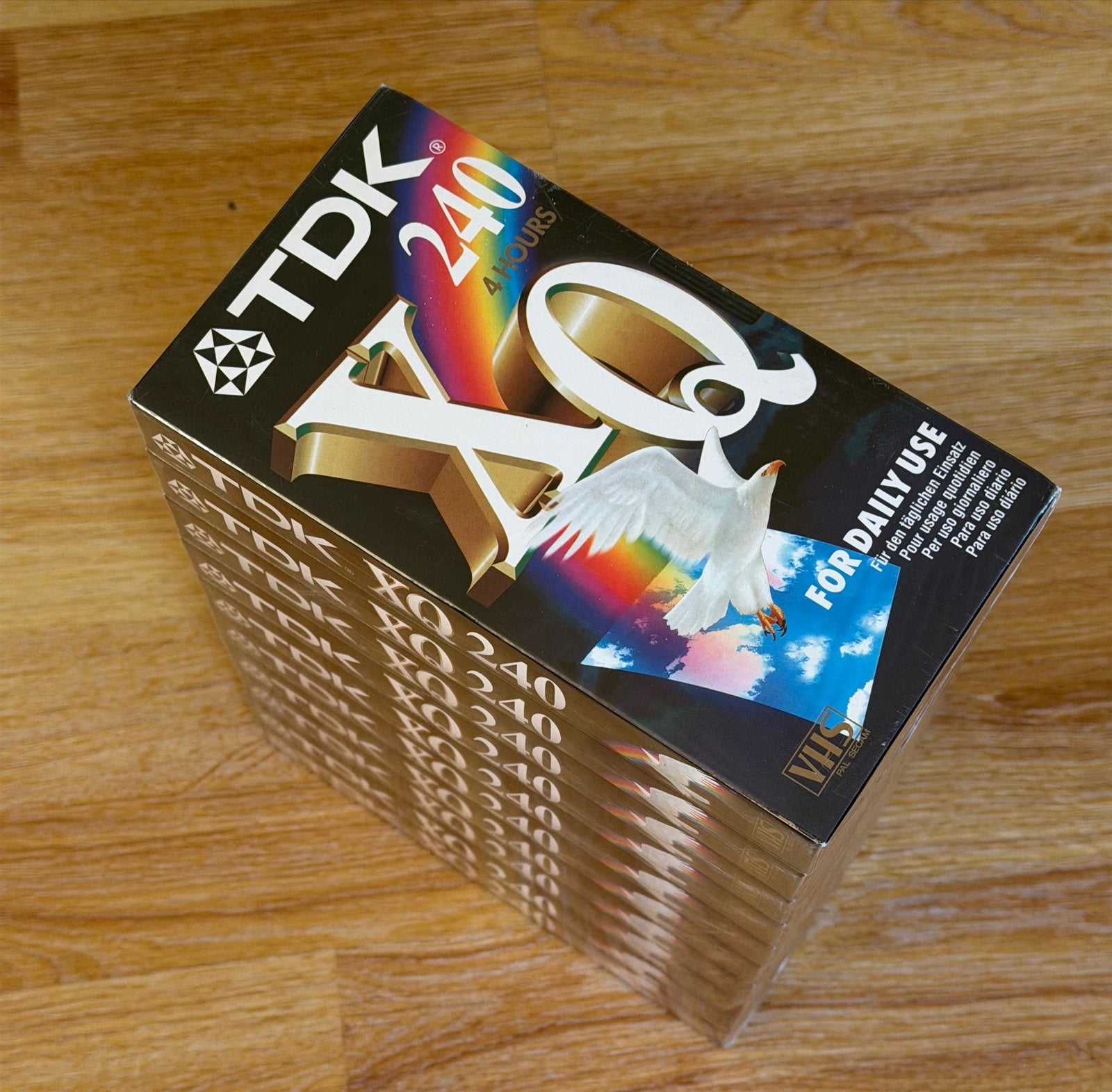 10 TDK XQ 240 VHS videobanden - Nieuw en geseald, Ophalen of Verzenden, Nieuw, Videoband