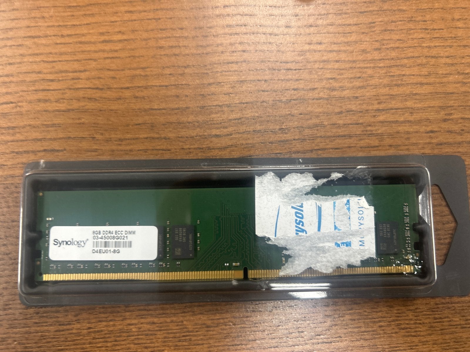 Synology 8GB DDR4 ECC DIMM RAM Geheugenmodule, Computers en Software, RAM geheugen, Nieuw, Server, 8 GB, DDR4, Ophalen of Verzenden