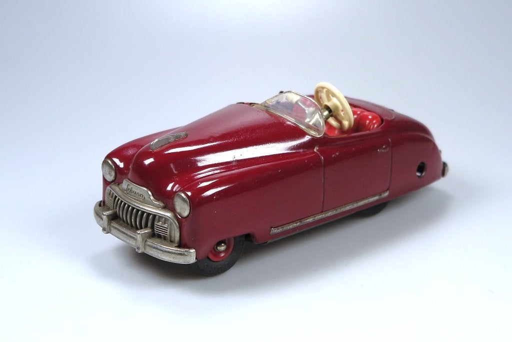 Schuco 4002 Tacho Examico Auto, US-Zone (1951) opwind werkt!, Ophalen of Verzenden