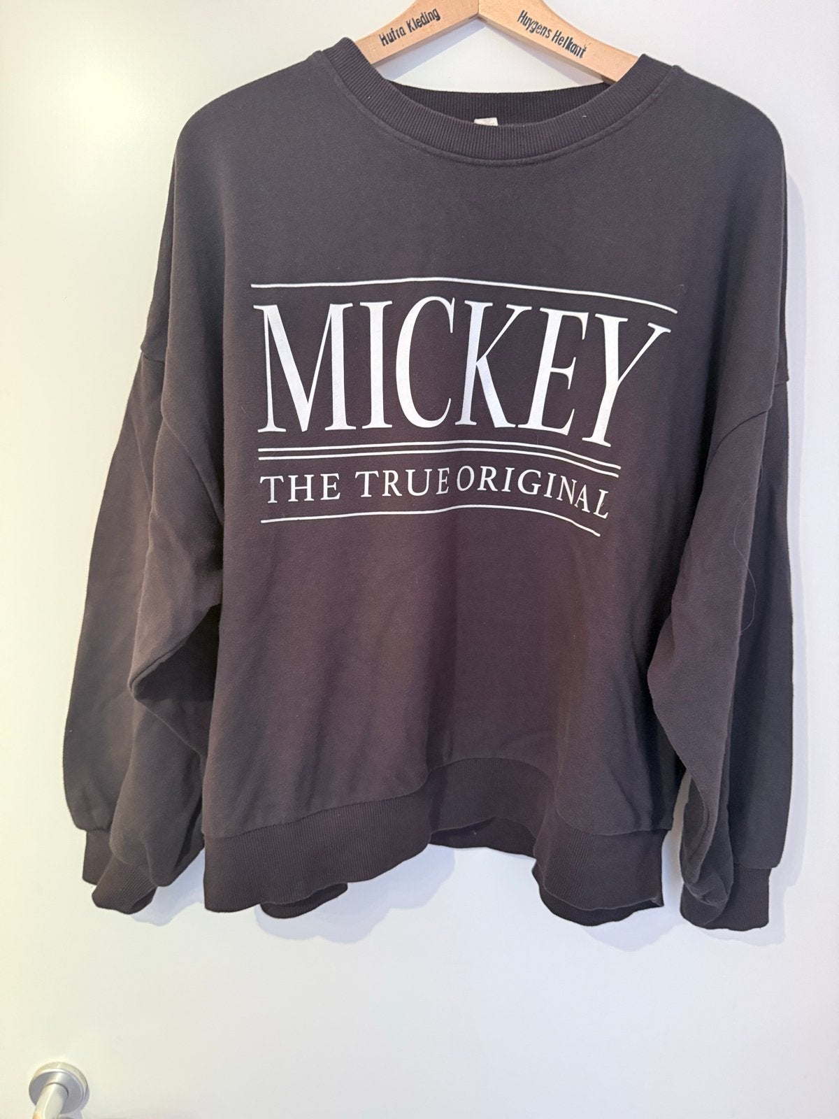 Disney Mickey Mouse sweater - Maat L, Verzenden, Zwart, Maat 42/44 (L), Lange mouw
