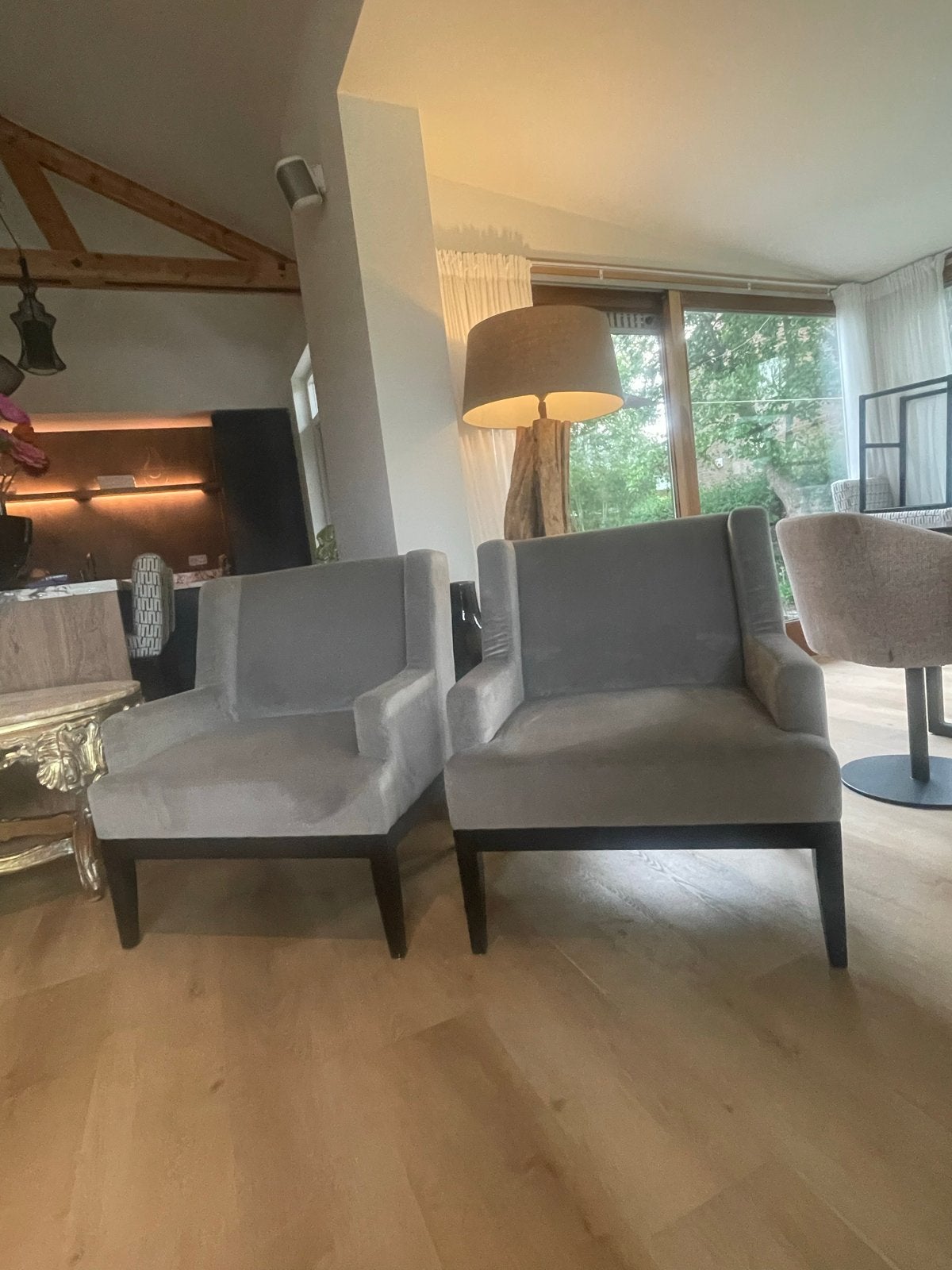 Keijser en Co fauteuils model Beaufort - Set van 2, Ophalen, Gebruikt, Twee, Stof