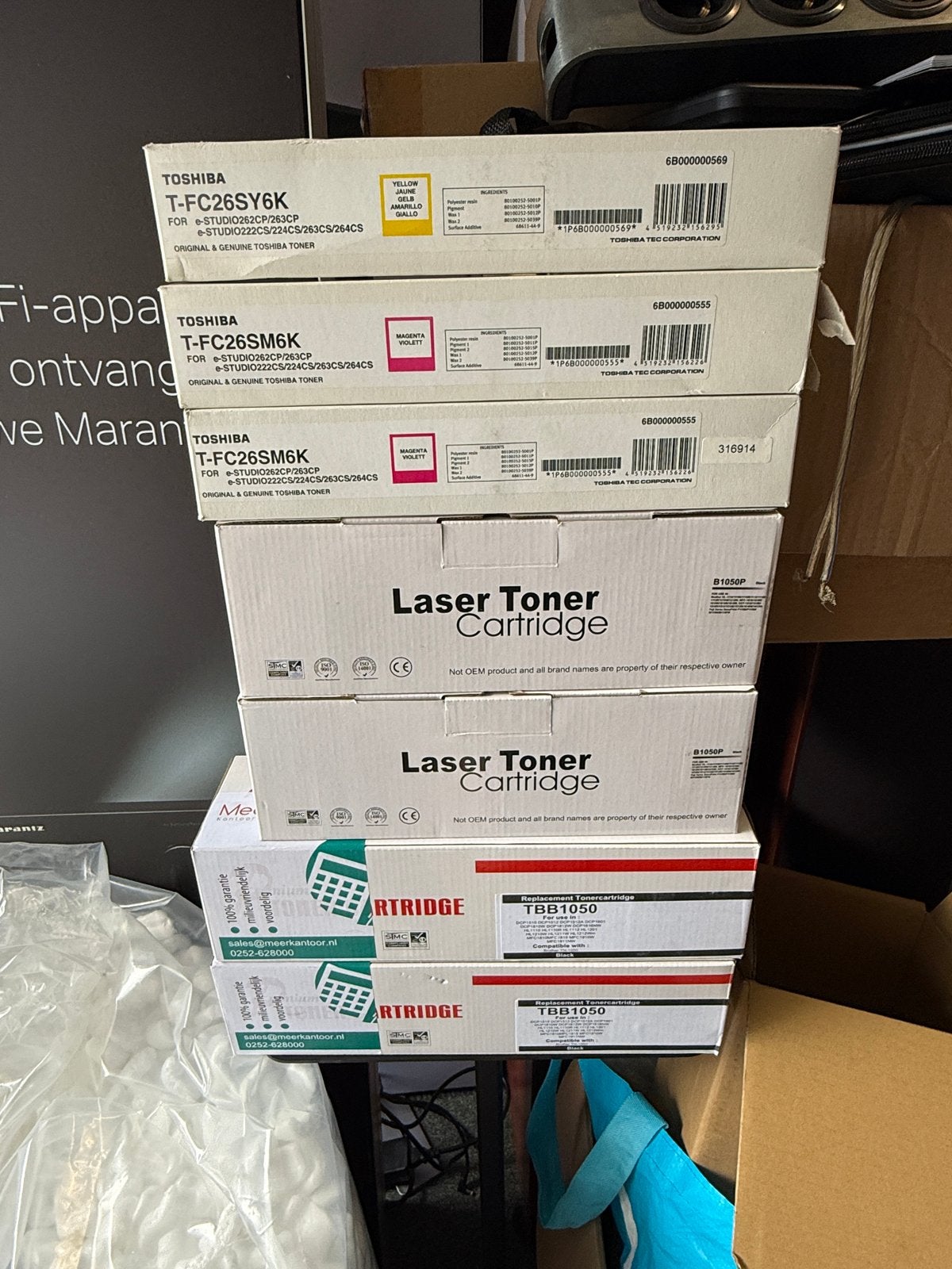 Nieuwe inkttoners voor diverse merken (Toshiba, Brother), Computers en Software, Printers, Toner, Nieuw, Ophalen of Verzenden