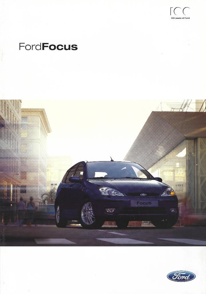 Brochure Ford Focus 2003, Boeken, Auto's | Folders en Tijdschriften, Gelezen, Ford, Ophalen of Verzenden