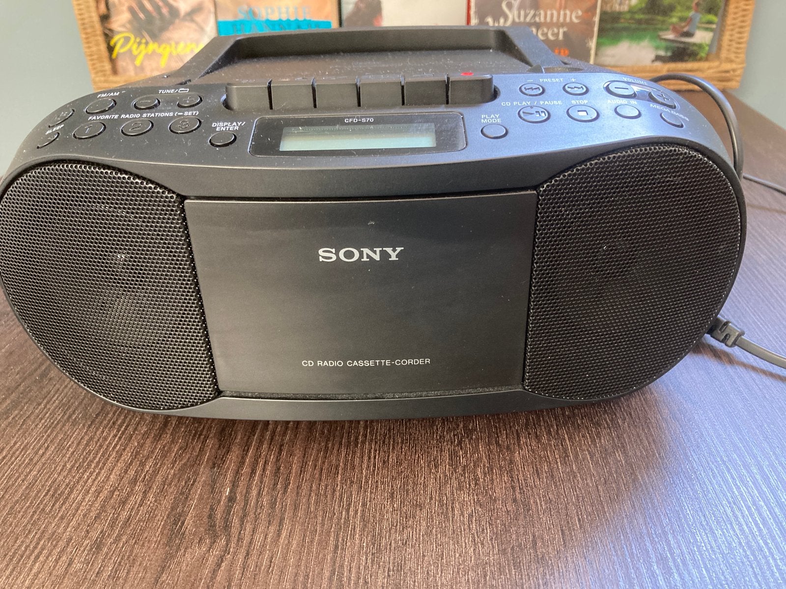 Sony SFD S70 Radio CD speler, Ophalen of Verzenden, Zo goed als nieuw