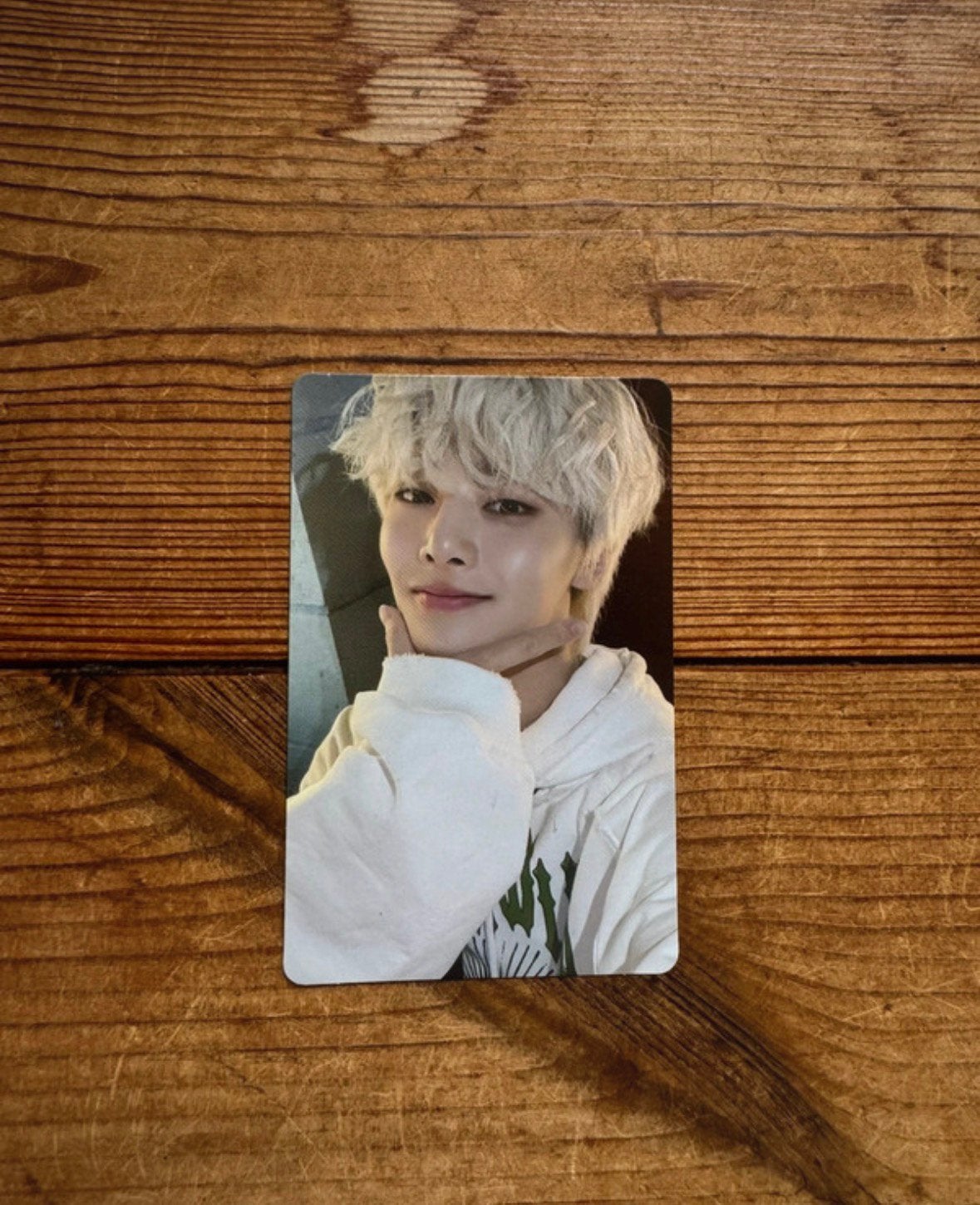 stray kids in maxident photocard POB kpop, Verzamelen, Ophalen of Verzenden, Zo goed als nieuw, Foto of Kaart