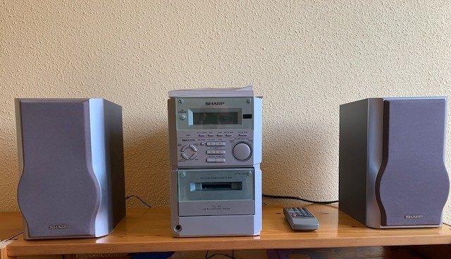 Stereo set Audio set Sharp XL-40, Audio, Tv en Foto, Stereo-sets, Ophalen of Verzenden, Zo goed als nieuw, Sharp, Tuner of Radio