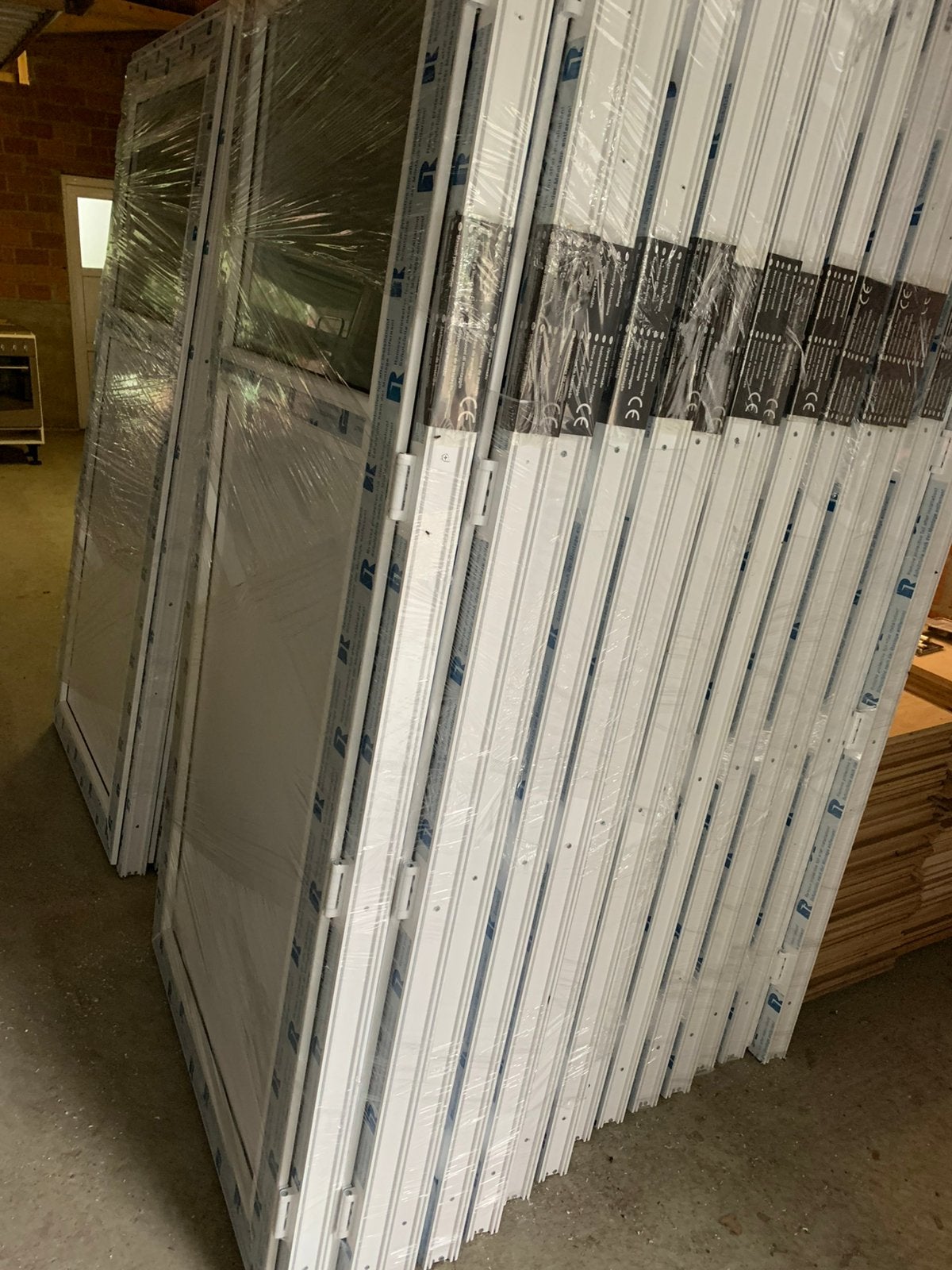 Nieuwe kunststof deuren met kozijn, Ophalen, 80 tot 100 cm, Minder dan 200 cm, Nieuw