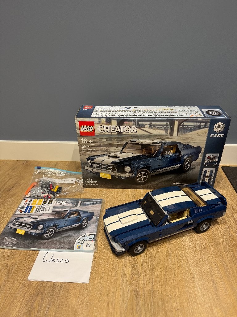 Lego 10265 - Ford Mustang, Kinderen en Baby's, Speelgoed | Duplo en Lego, Lego, Ophalen of Verzenden, Zo goed als nieuw, Compleet