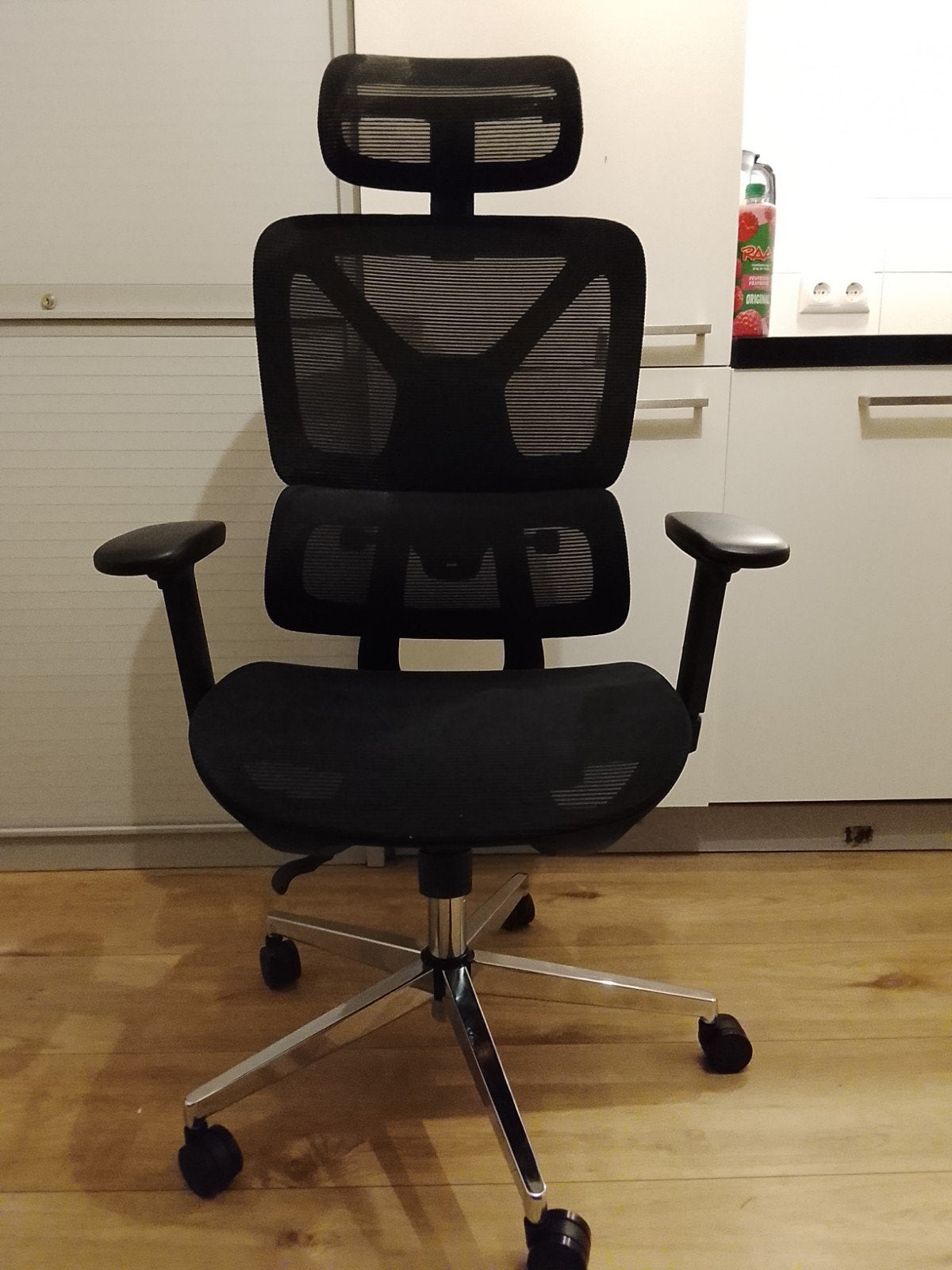 Flexispot C7B-Lite-V2 Ergonomische Bureaustoel Zwart NIEUW, Info.de@flexispot.com, Zwart, Nieuw, Flexispot
