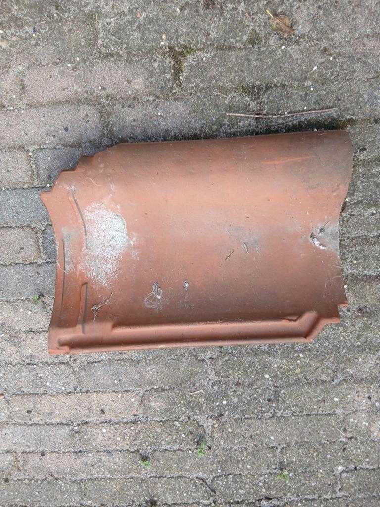 Oud Hollandse dakpan, Doe-het-zelf en Verbouw, Dakpannen en Dakbedekking, Ophalen, Gebruikt, Steen of Klei, Dakpannen