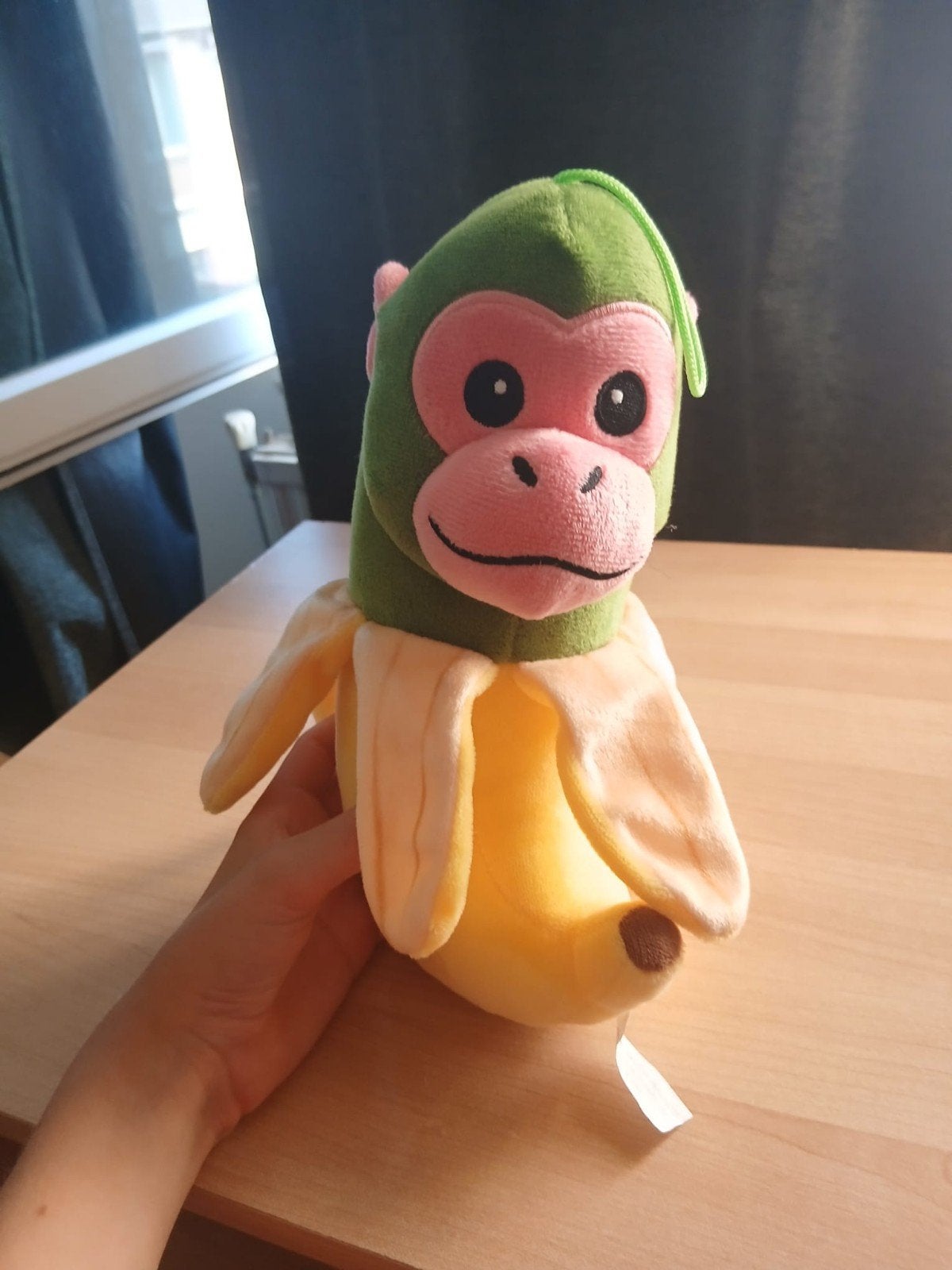 Schattige Chimpansee Banaan Knuffel - Zacht en Speels, Ophalen, Middelgroot (20 tot 80 cm), Aap, Gebruikt