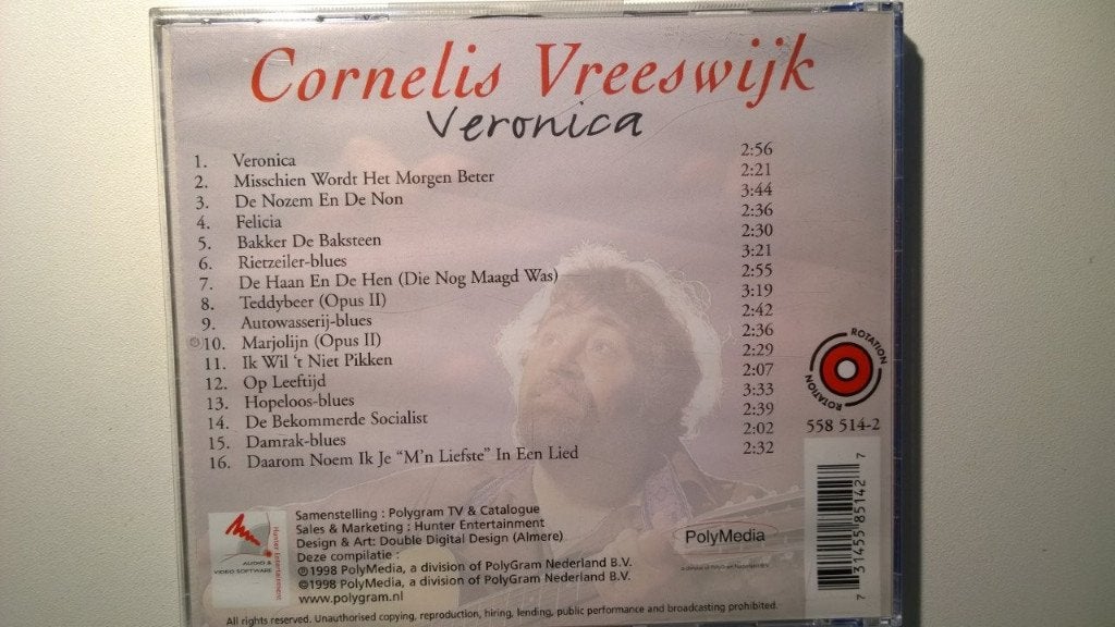 Cornelis Vreeswijk - Veronica, Ophalen of Verzenden, Zo goed als nieuw, Pop, Album