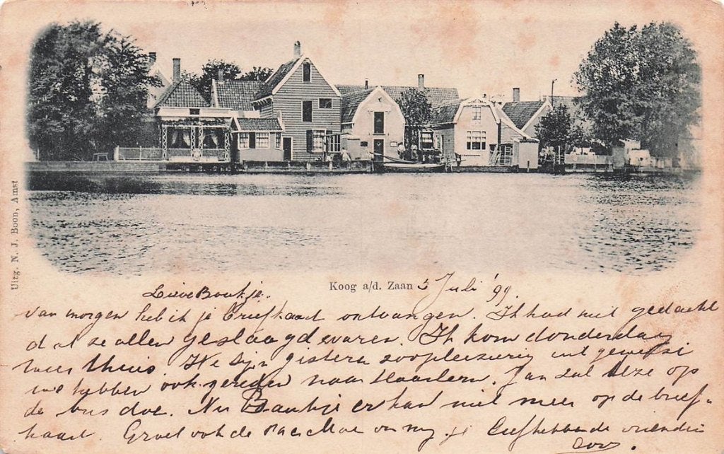 702-490-029 Koog ad Zaan, Verzenden, Voor 1920, Noord-Holland