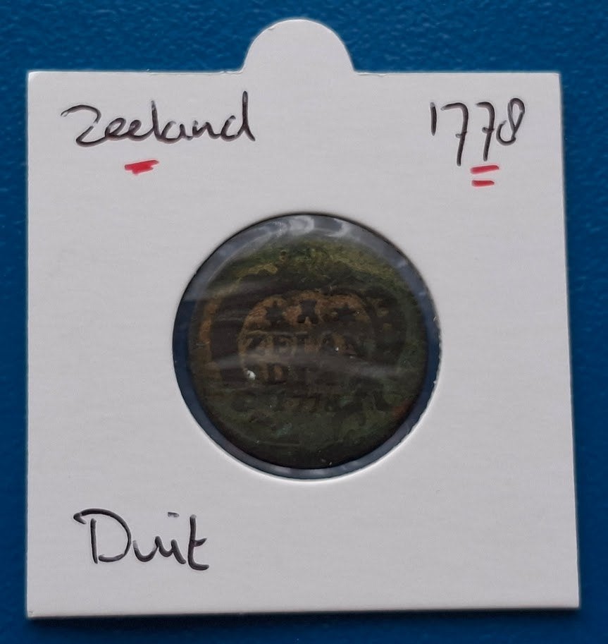 *Zeeland 1 Duit - 1778, Ophalen of Verzenden, Vóór koninkrijk, Overige waardes, Losse munt