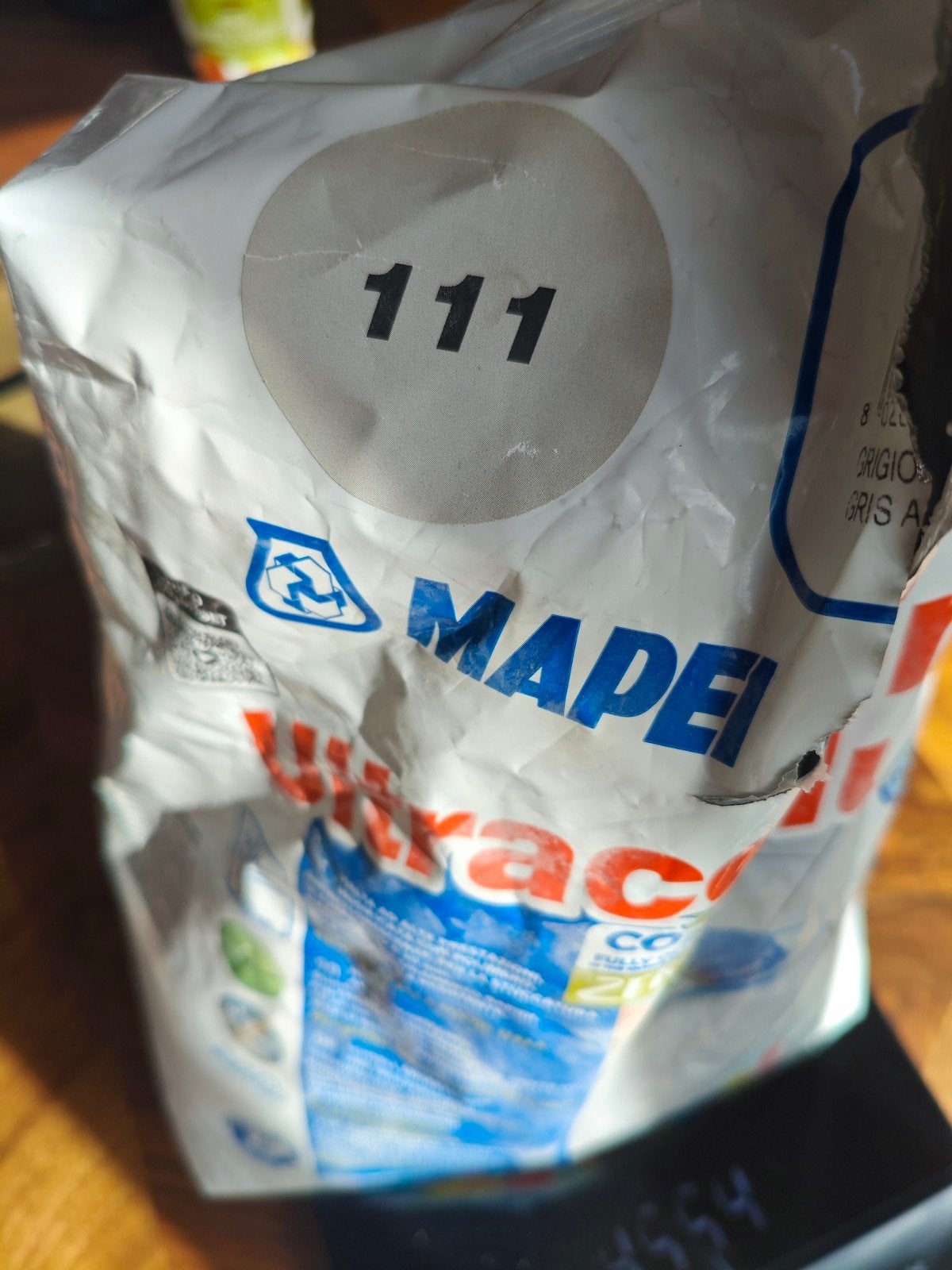 mapei ultra color voegmiddel 111 Zilvergrijs, Ophalen of Verzenden, Nieuw, Overige typen