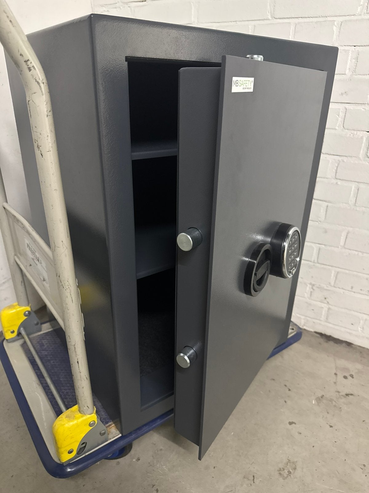 Zeer degelijke MB Safety S2 kluis brandkast EN 14450, Huis en Inrichting, Brandblussers en Brandkasten, Ophalen, Zo goed als nieuw