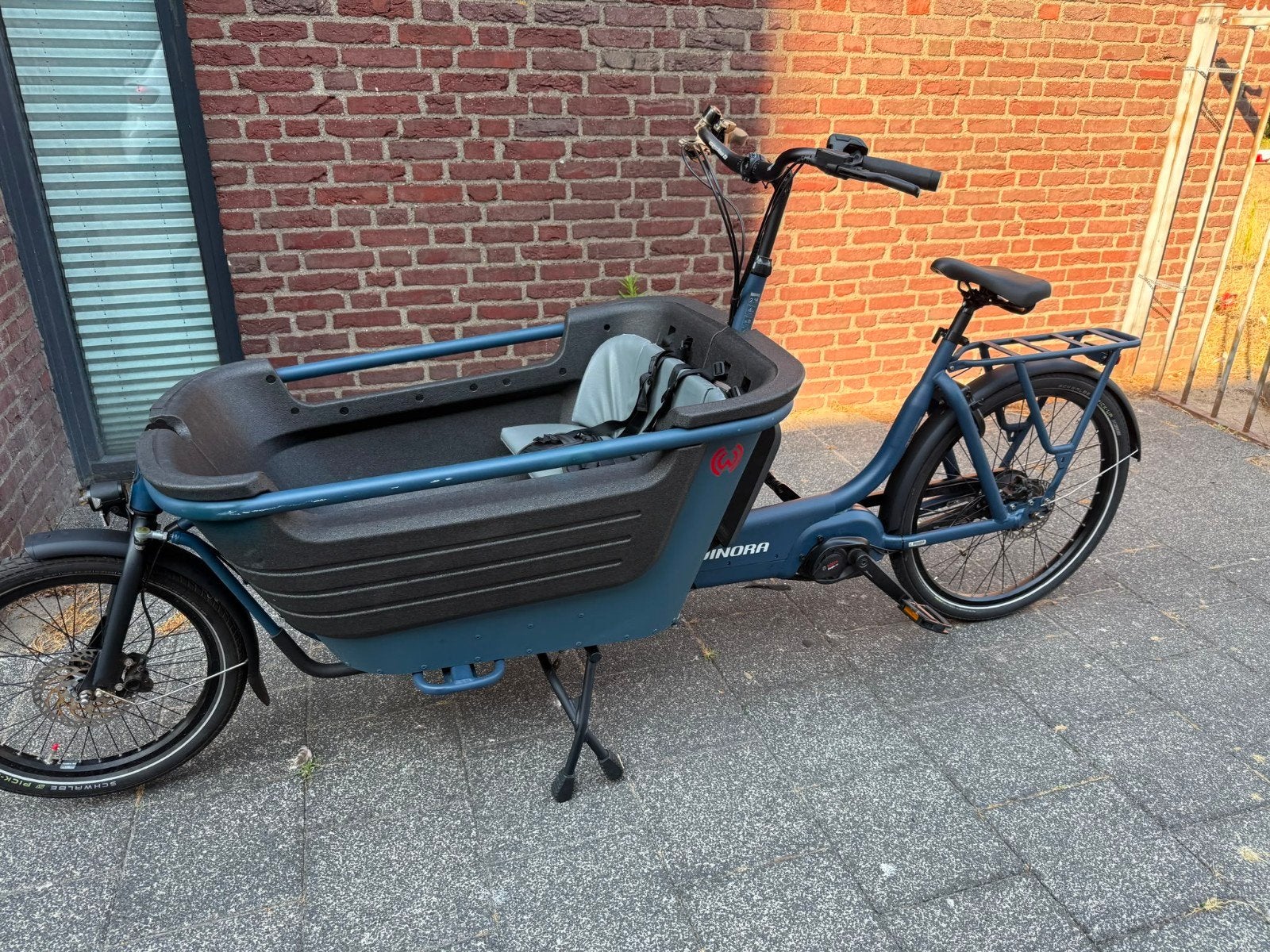 Winora FUB 2 - 500 Watt - Cargo Line - Met Lader, 4 kinderen of meer, Gebruikt, Schijfrem, Huif
