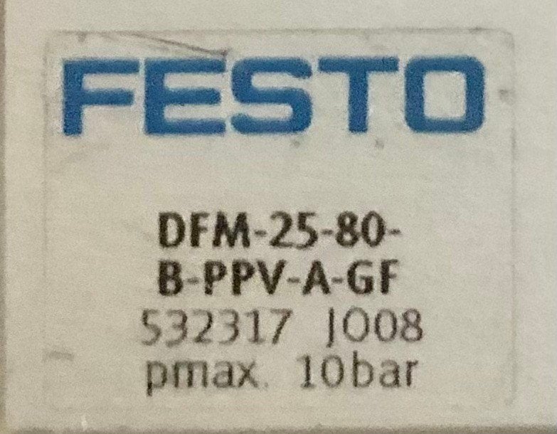 FESTO - Geleide cilinder - DFM-25-80-B-PPV-A-GF - 532317, Ophalen of Verzenden, Nieuw