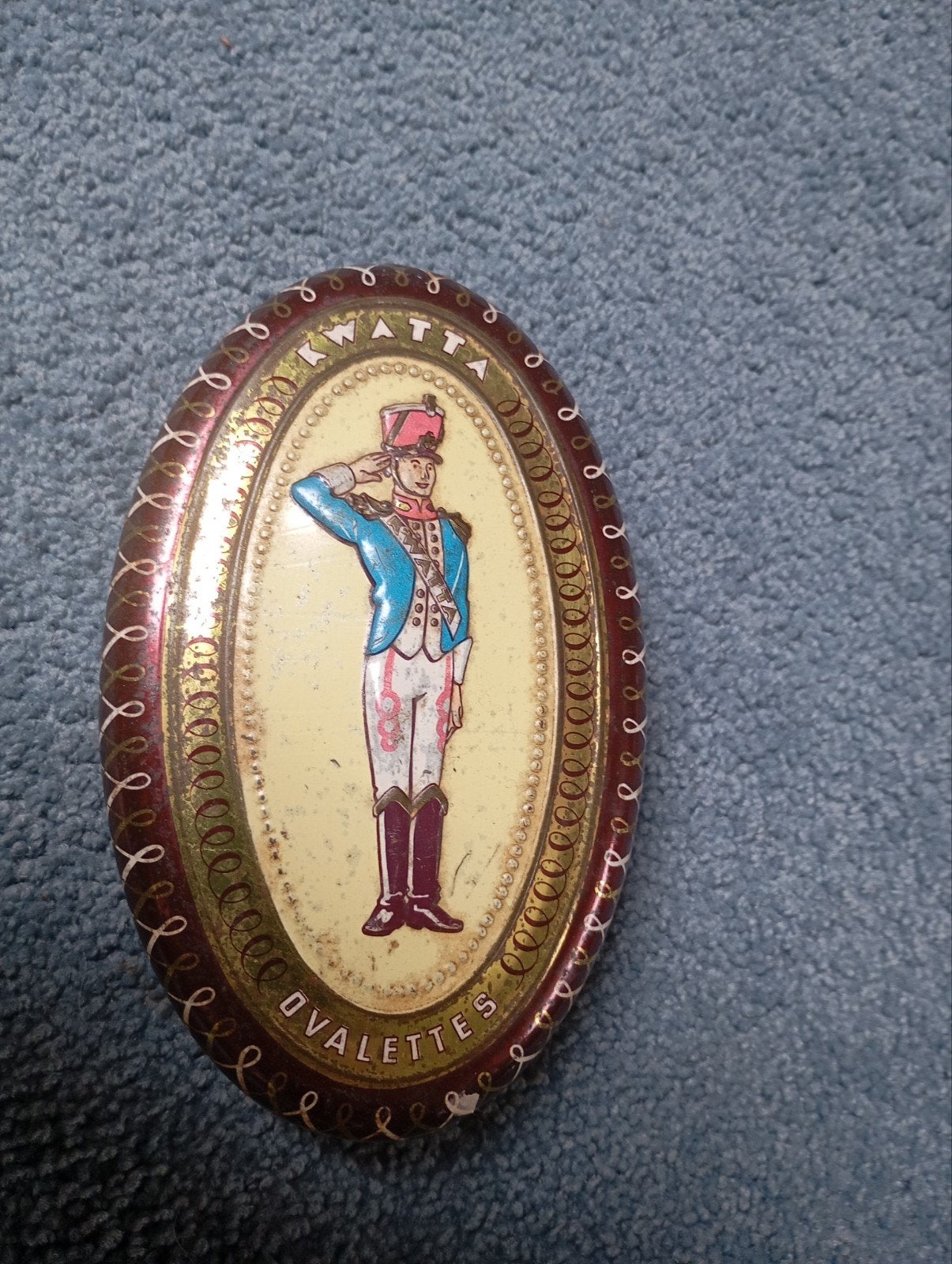 Vintage Kwatta Blikje Breda Holland, Ophalen of Verzenden, Gebruikt