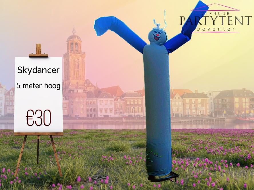 Skydancer 5 meter huren opvallend feestdecoratie, Ophalen, Nieuw, Overige