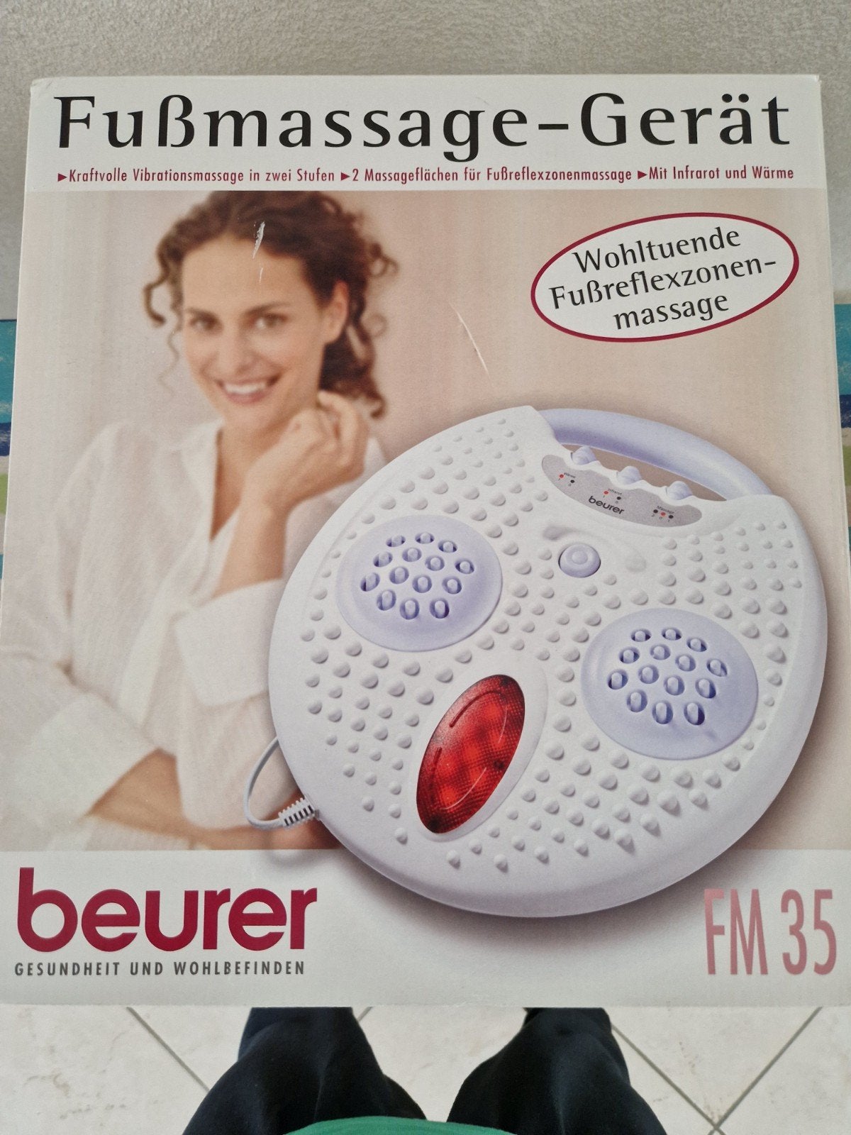 Beurer FM 35 Voetmassageapparaat met infrarood en warmte, Ophalen of Verzenden, Nieuw, Hand- en Voetverzorging