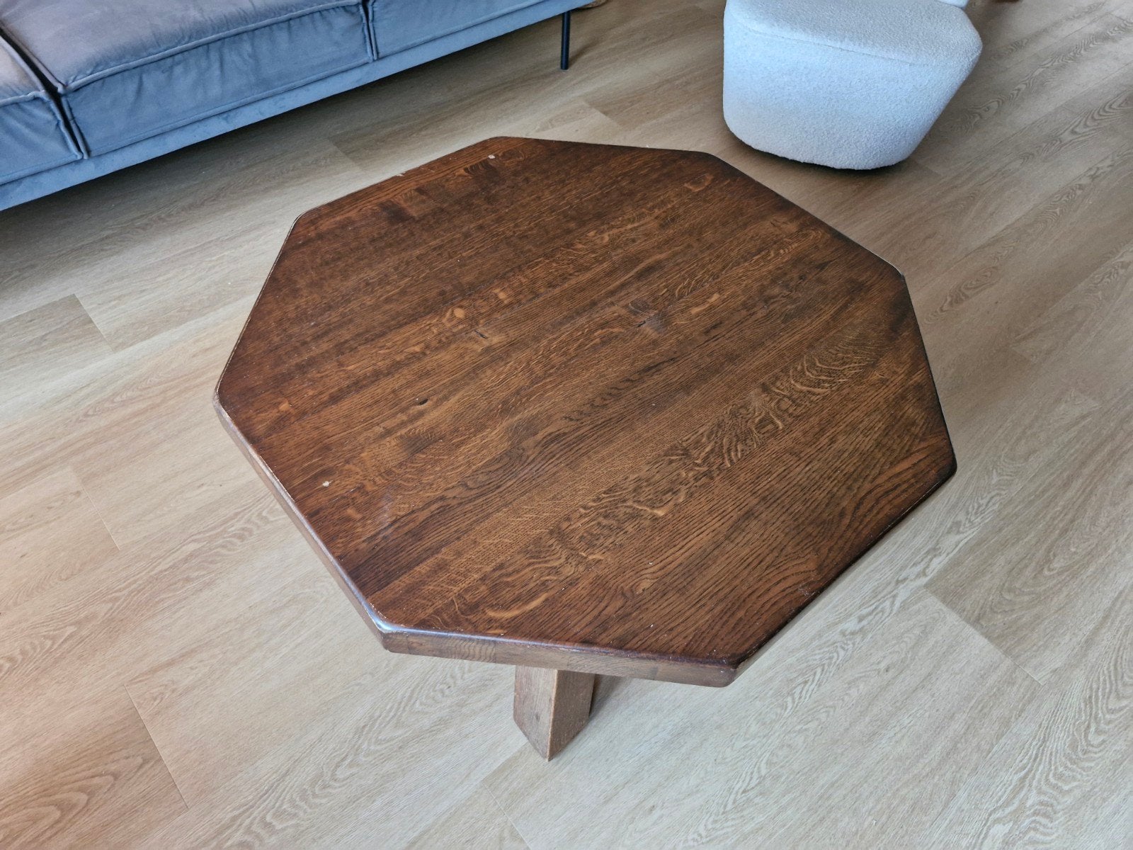 Vintage salontafel in brutalist stijl (jaren 60/70), Ophalen, Gebruikt, 50 tot 100 cm, 50 tot 100 cm