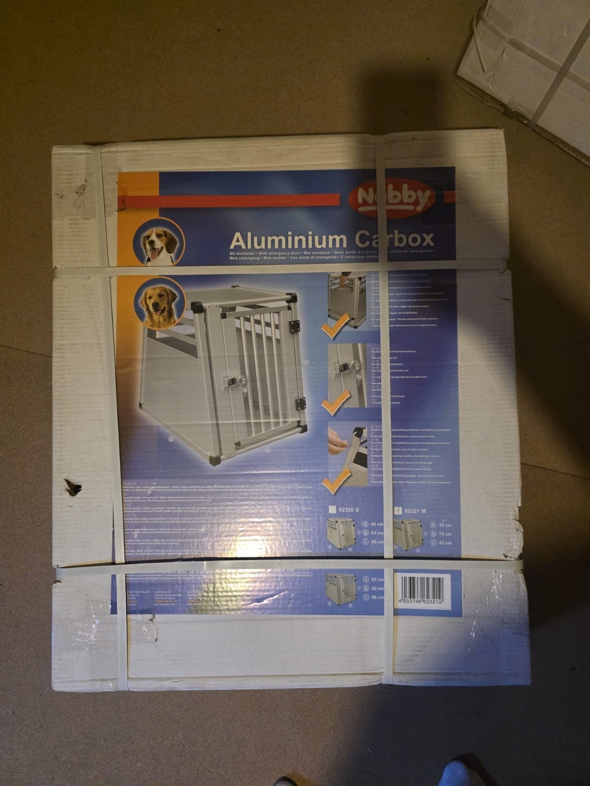 Nobby aluminium car cage M, Ophalen, Nieuw