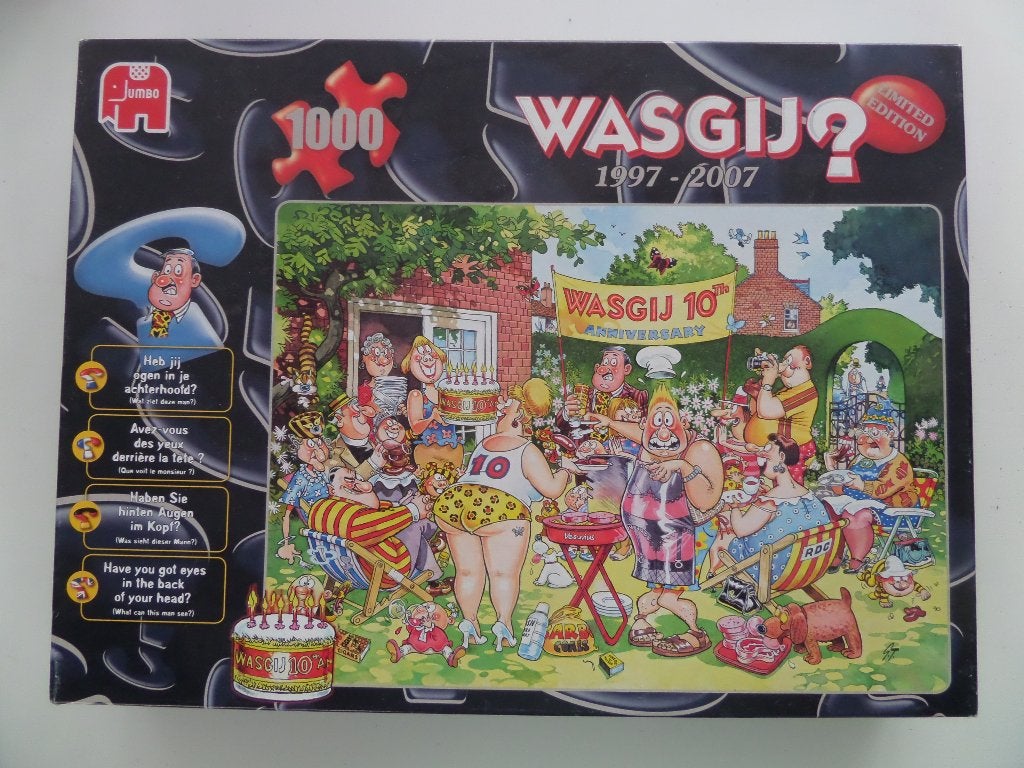 WASGIJ te ruil of te koop, Hobby en Vrije tijd, Ophalen, 500 t/m 1500 stukjes, Gebruikt, Legpuzzel
