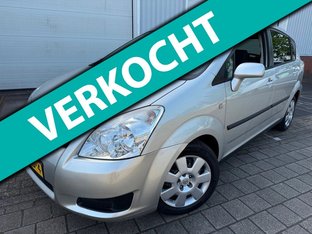 Toyota Verso 1.6 VVT-i 2009 TERRA CARPLAY NAVI NAP CLIMA AIR, Auto's, Toyota, Bedrijf, Te koop, Verso, Airbags, Airconditioning
