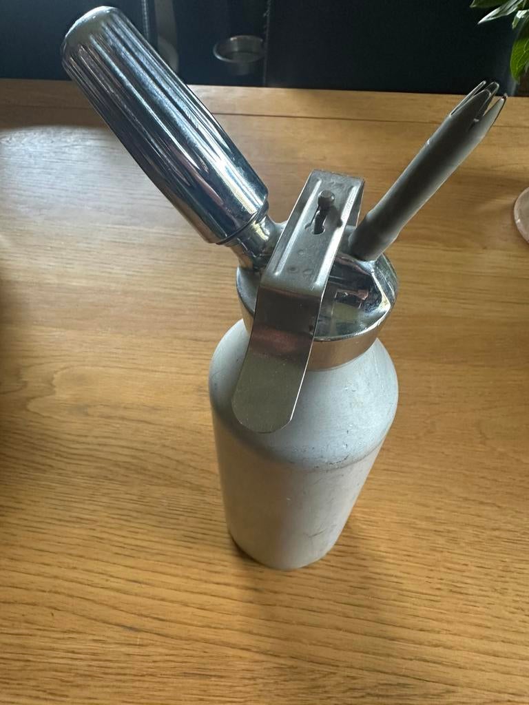 Kidde Slagroom apparaat 1 ltr, Zilver, Ophalen of Verzenden, Metaal, Overige merken