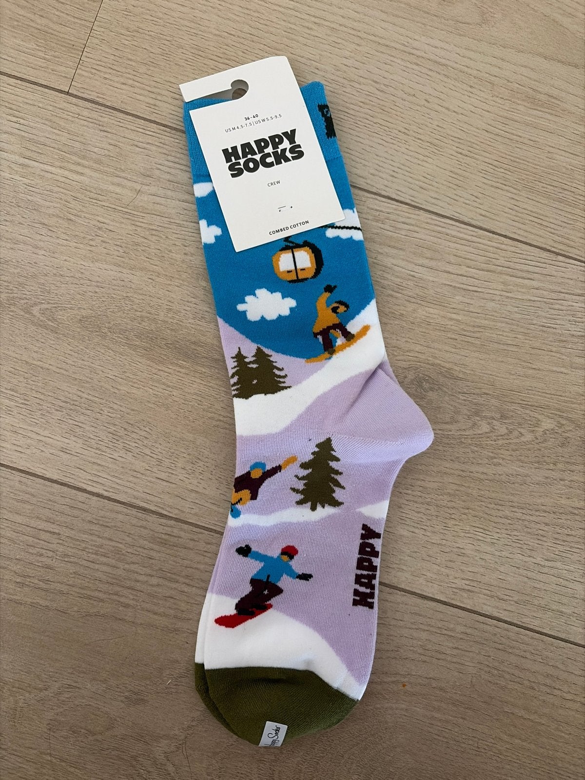Happy Socks - Snowboard Sokken - Maat 36-40, Sokken en Kniesokken, Nieuw, Maat 39 t/m 42, Verzenden
