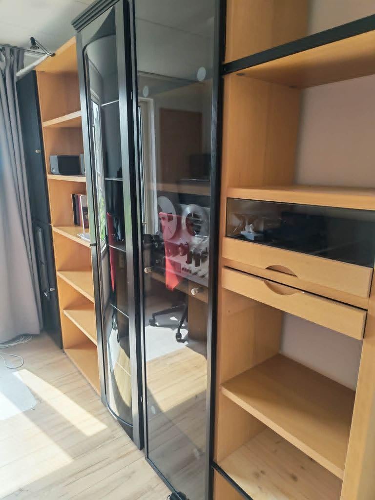 Grote boekenkast, Huis en Inrichting, Ophalen, 200 cm of meer, 200 cm of meer, Met deur(en)