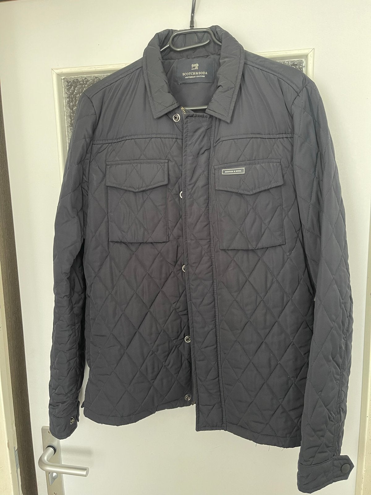 Scotch & Soda Gewatteerde Jas - Zwart, Ophalen of Verzenden, Zo goed als nieuw, Maat 46 (S) of kleiner, Zwart