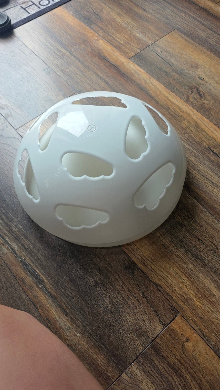 Witte plafondlamp met wolkenpatroon, Ophalen, Gebruikt, Speels, Modern, Kinderkamer
