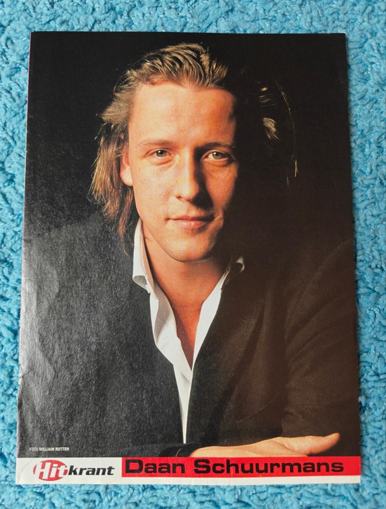 Daan Schuurmans vintage poster hitkrant, Rechthoekig Staand, A4 of kleiner, Nieuw, Ophalen of Verzenden