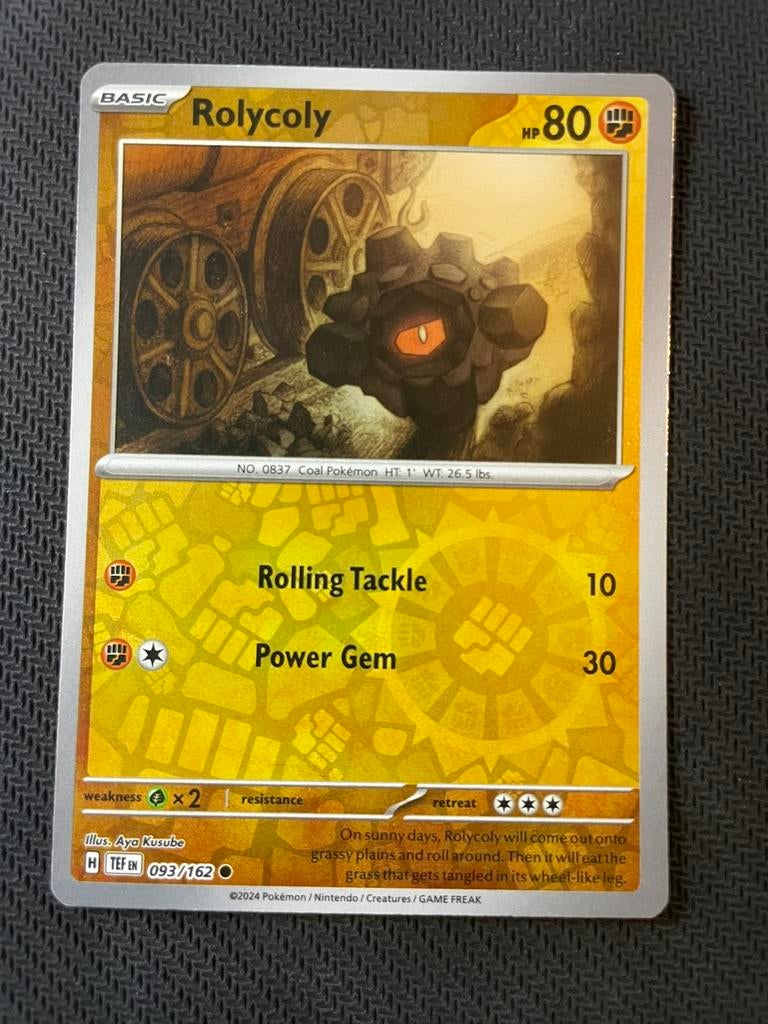 Rolycoly 093/162 Reverse Holo Temporal Forces Packfresh, Ophalen of Verzenden, Zo goed als nieuw