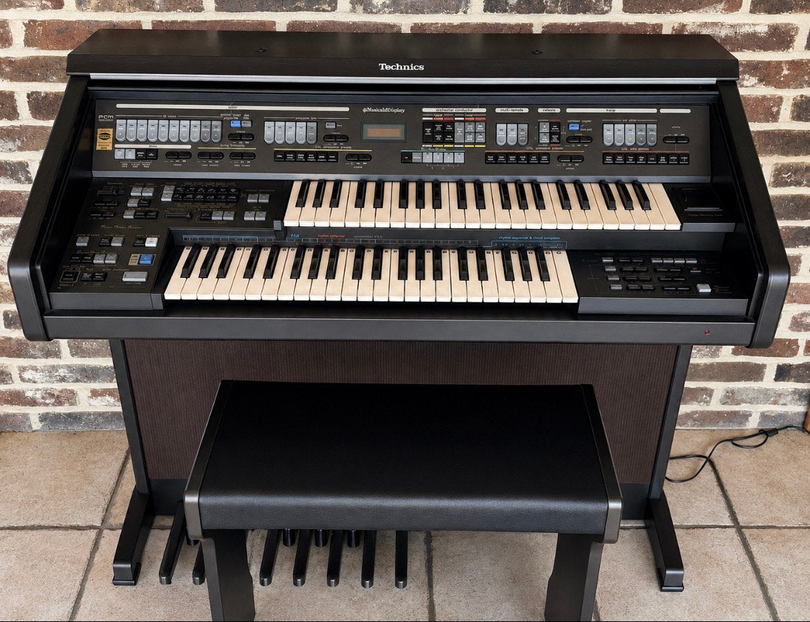 Te koop: Technics SX-EX60 elektronisch orgel met 2 klaviere, Ophalen, Gebruikt, 2 klavieren, Orgel