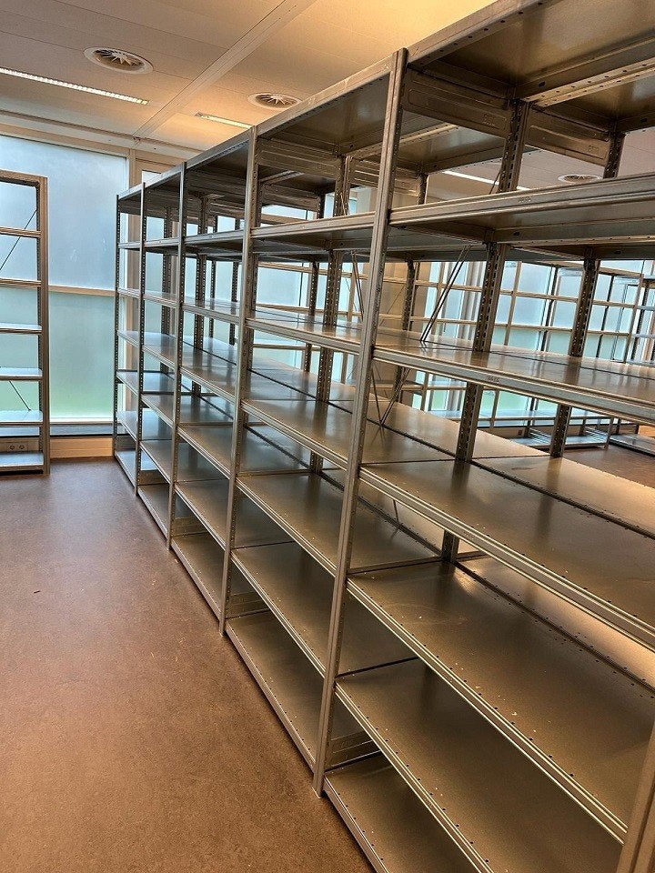 Bito legbord stelling 300 hoog 43 diep 6 legborden, Huis en Inrichting, Ophalen, Zo goed als nieuw