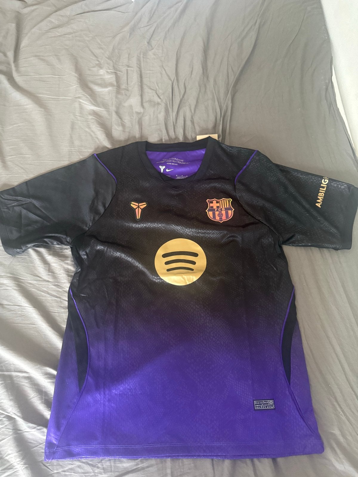 FC Barcelona x Kobe Bryant x Spotify voetbalshirt, Zwart, Nieuw, Voetbal, Verzenden