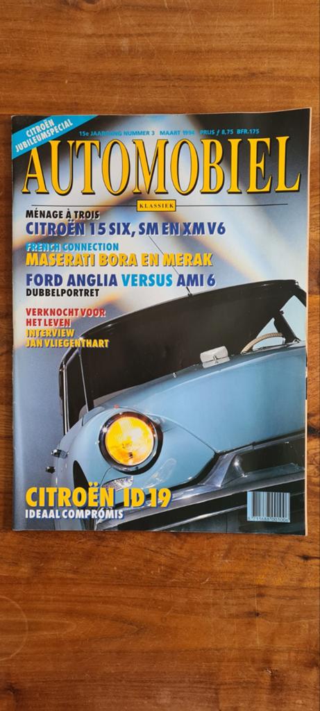Automobiel Klassiek Magazine - Citroën ID19 & Triumph TR5/TR, Ophalen of Verzenden, Gelezen, Citroën