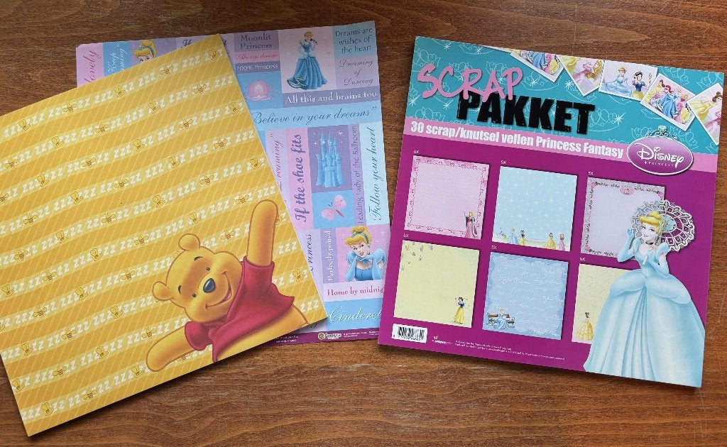 Meer dan 100 Scrapboek vellen (ook Disney) Nieuw, Hobby en Vrije tijd, Scrapbooking, Ophalen, Nieuw, Overige typen, Overige merken
