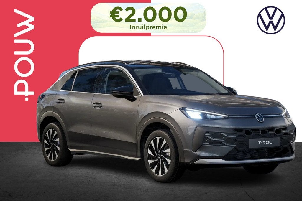 Volkswagen T-Roc 1.5 eTsi 115pk DSG Life First Edition | Com, Auto's, 12 maanden, Stof, 1498 cc, 4 cilinders