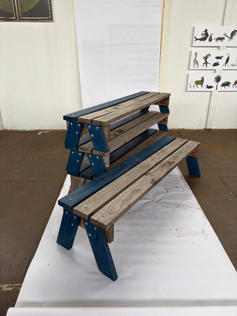 Stoere speelse buiten meubels laag, Ophalen