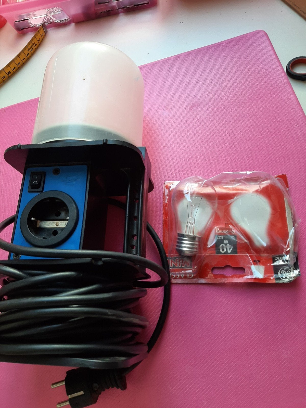 kampeerlamp + extra lamp erbij., Ophalen of Verzenden, Zo goed als nieuw