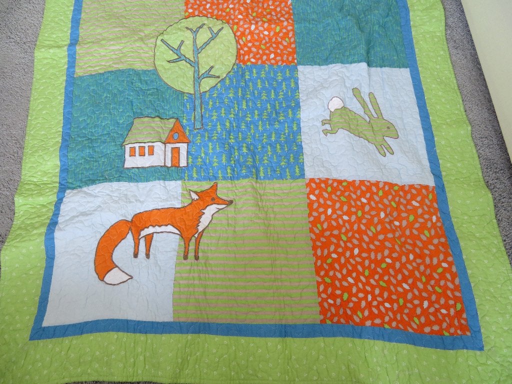 Nieuw Patchwork SPEELKLEED / Bedsprei / Deken 120X180 cm., Ophalen of Verzenden, Nieuw