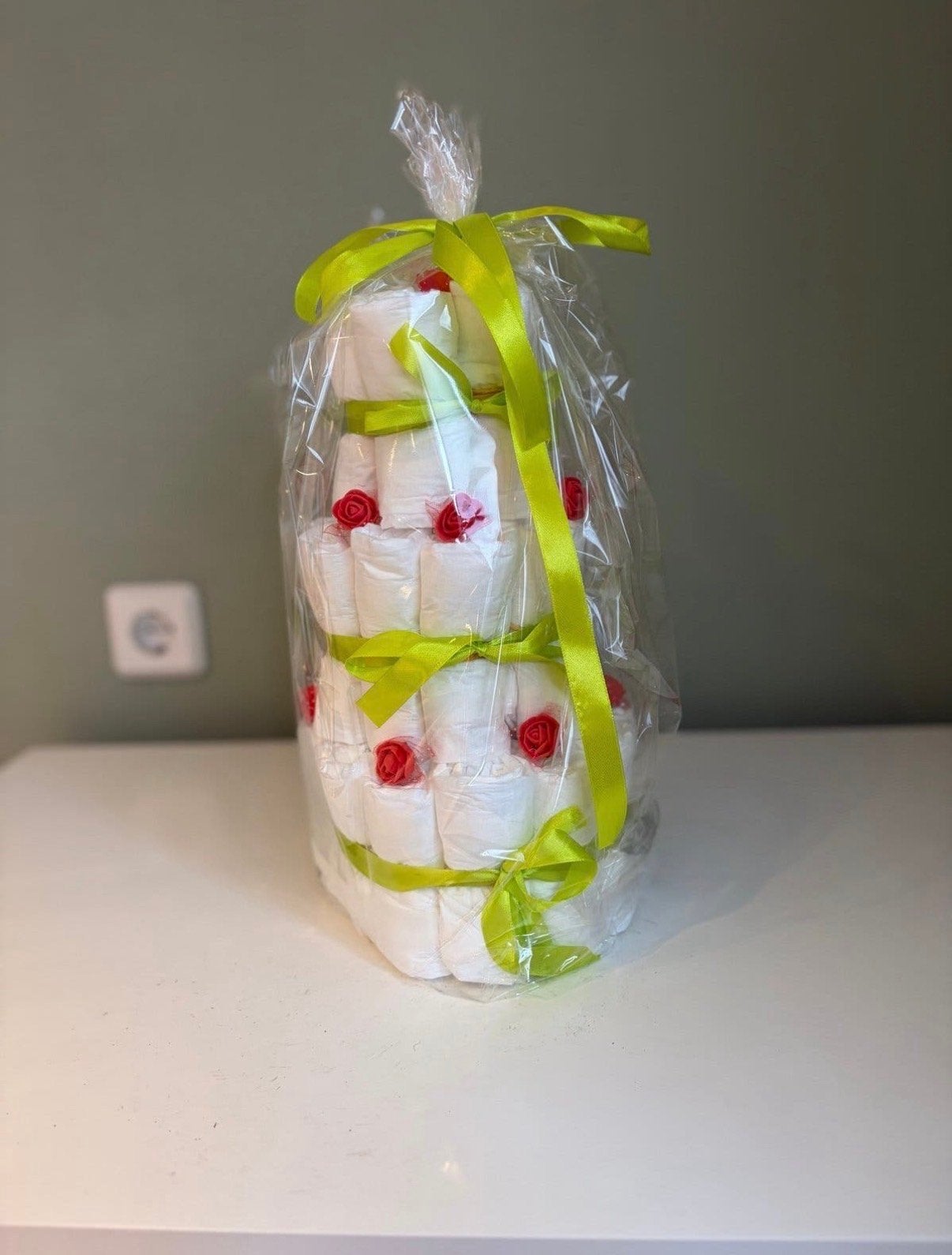 Luiertaart met 36 luiers - Perfect kraamcadeau!, Ophalen, Nieuw, Kraamcadeau