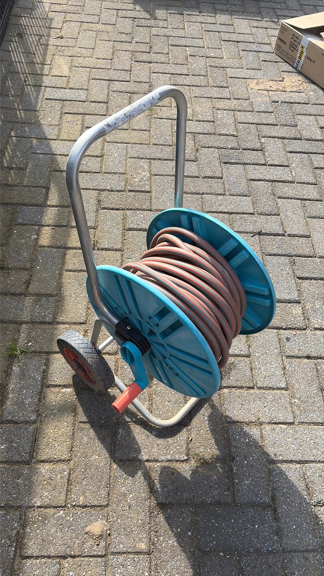 Gardena slangwagen, Ophalen of Verzenden, Gebruikt, Tuinslanghaspel